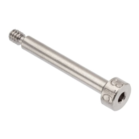 Ampg Shoulder Screw, 3A Thr Sz, 5/32 Thr Lg, 7/8 in Shoulder Lg, 316 Stainless Steel STR60218C14