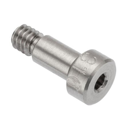 Ampg Shoulder Screw, 3A Thr Sz, 3/16 Thr Lg, 5/16 in Shoulder Lg, 316 Stainless Steel STR60231C05
