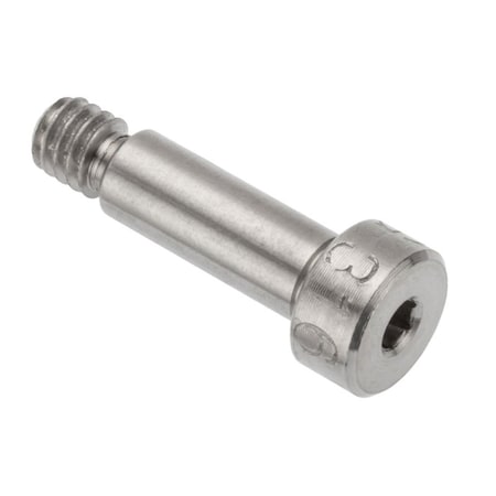 Ampg Shoulder Screw, #8-32 Thr Sz, 3/16 Thr Lg, 1/2 in Shoulder Lg, 316 Stainless Steel STR60231C08-PATCH