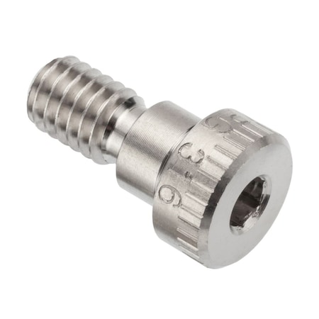 Ampg Shoulder Screw, 3A Thr Sz, 1/2 Thr Lg, 1/4 in Shoulder Lg, 316 Stainless Steel STR60238C04