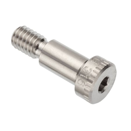 Ampg Shoulder Screw, 3A Thr Sz, 1/2 Thr Lg, 5/8 in Shoulder Lg, 316 Stainless Steel STR60238C10
