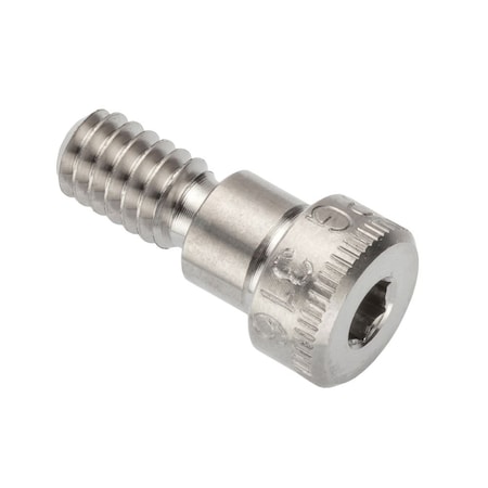 Ampg Shoulder Screw, 3A Thr Sz, 7/16 Thr Lg, 1/4 in Shoulder Lg, 316 Stainless Steel STR60251C04