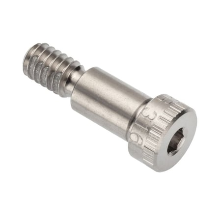 Ampg Self-Locking Shoulder Screws, 3A Thr Sz, 7/16 Thr Lg, 1/2 in Shoulder Lg, 316 Stainless Steel STR60251C08-PATCH