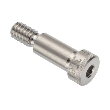 Ampg Shoulder Screw, 3A Thr Sz, 7/16 Thr Lg, 5/8 in Shoulder Lg, 316 Stainless Steel STR60251C10