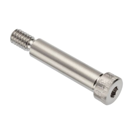 Ampg Shoulder Screw, 3A Thr Sz, 7/16 Thr Lg, 1-1/4 in Shoulder Lg, 316 Stainless Steel STR60251C20