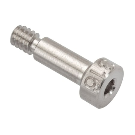Ampg Shoulder Screw, 3A Thr Sz, 3/16 Thr Lg, 3/8 in Shoulder Lg, 316 Stainless Steel STR60253C06