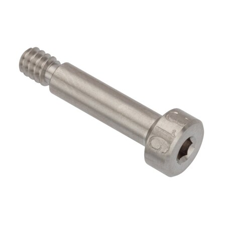 Ampg Shoulder Screw, 3A Thr Sz, 3/16 Thr Lg, 9/16 Shoulder Lg, 316 Stainless Steel STR60253C09