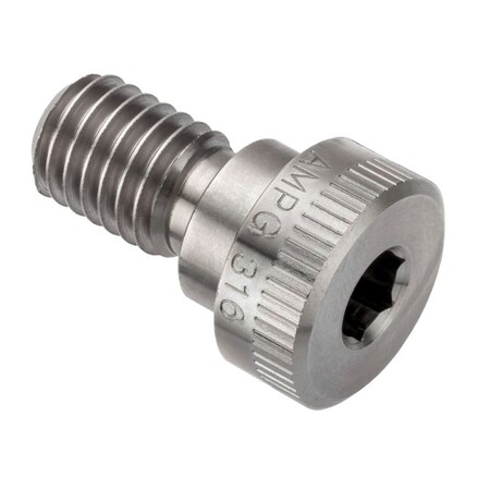 Ampg Shoulder Screw, 3A Thr Sz, 3/4 Thr Lg, 1/4 in Shoulder Lg, 316 Stainless Steel STR60258C04