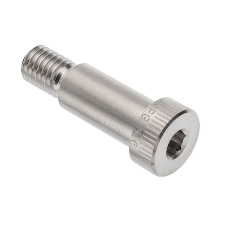 Ampg Shoulder Screw, 3A Thr Sz, 3/4 Thr Lg, 1-1/4 in Shoulder Lg, 316 Stainless Steel STR60258C20
