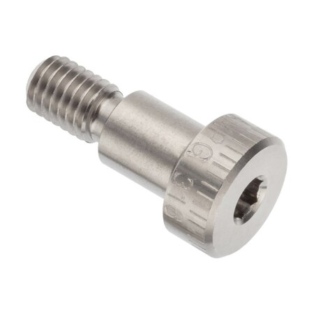 Ampg Shoulder Screw, 5g6g Thr Sz, 13mm Thr Lg, 12 mm Shoulder Lg, 316 Stainless Steel STR602M10X12