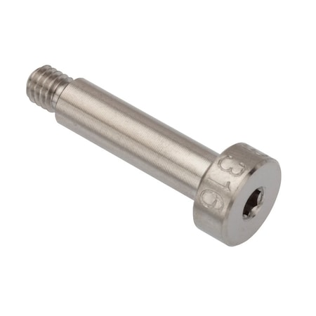 Ampg Shoulder Screw, 5g6g Thr Sz, 4.5mm Thr Lg, 18 mm Shoulder Lg, 316 Stainless Steel STR602M5X18