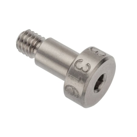 Ampg Shoulder Screw, 5g6g Thr Sz, 4.5mm Thr Lg, 7 mm Shoulder Lg, 316 Stainless Steel STR602M5X7