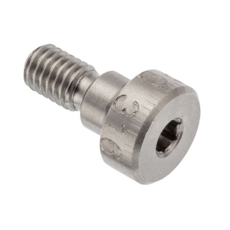 Ampg Shoulder Screw, 5g6g Thr Sz, 8mm Thr Lg, 4 mm Shoulder Lg, 316 Stainless Steel STR602M6X4-SHORT
