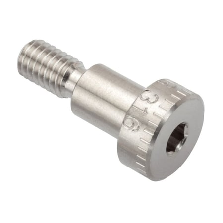 Ampg Shoulder Screw, 5g6g Thr Sz, 11mm Thr Lg, 10 mm Shoulder Lg, 316 Stainless Steel STR602M8X10