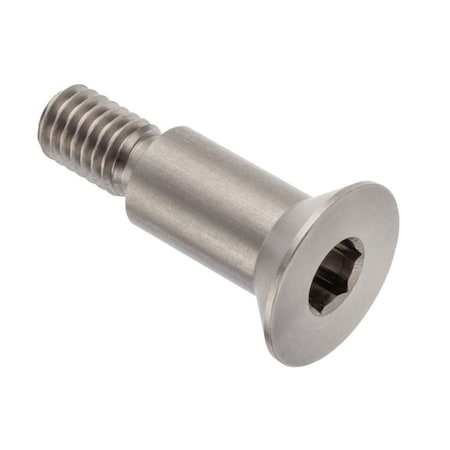 Ampg Shoulder Screw, 3/8"-16 Thr Sz, 5/8 Thr Lg, 3/4 in Shoulder Lg, 18-8 Stainless Steel STR63012C12