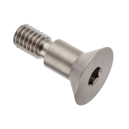 Ampg Shoulder Screw, 5/16"-18 Thr Sz, 1/2 Thr Lg, 3/8 in Shoulder Lg, 18-8 Stainless Steel STR63038C06