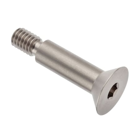 Ampg Shoulder Screw, 5/16"-18 Thr Sz, 1/2 Thr Lg, 1 in Shoulder Lg, 18-8 Stainless Steel STR63038C16