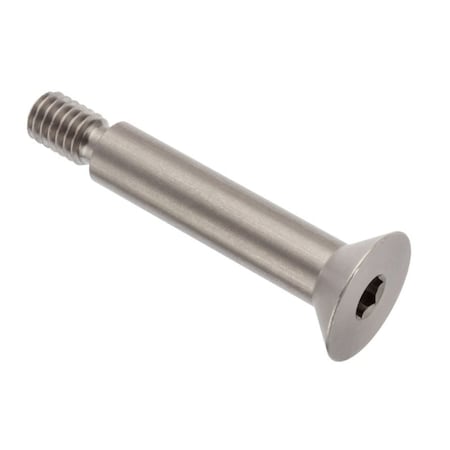 Ampg Shoulder Screw, 5/16"-18 Thr Sz, 1/2 Thr Lg, 1-1/2 in Shoulder Lg, 18-8 Stainless Steel STR63038C24