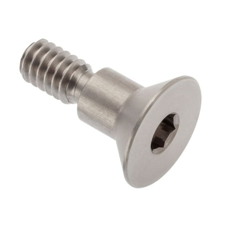 Ampg Shoulder Screw, 1/4"-20 Thr Sz, 7/16 Thr Lg, 1/4 in Shoulder Lg, 18-8 Stainless Steel STR63051C04