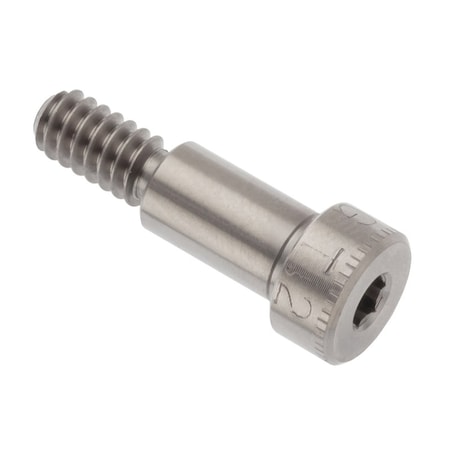 Ampg Shoulder Screw, 3A Thr Sz, 3/8 Thr Lg, 1/2 in Shoulder Lg, Titanium STR70514C07-1