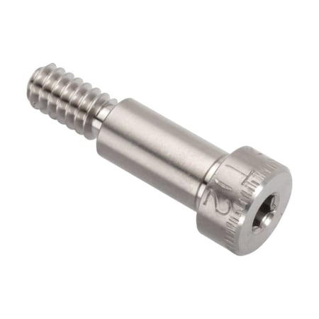 Ampg Shoulder Screw, 3A Thr Sz, 3/8 Thr Lg, 1/2 in Shoulder Lg, Titanium STR70514C08