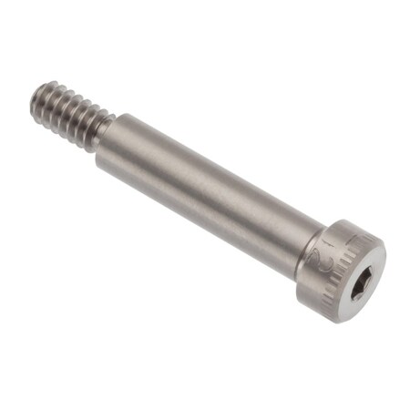 Ampg Shoulder Screw, 3A Thr Sz, 3/8 Thr Lg, 1 in Shoulder Lg, Titanium STR70514C16