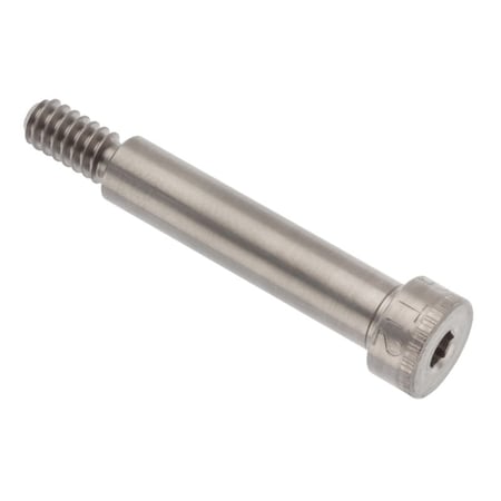 Ampg Shoulder Screw, 3A Thr Sz, 3/8 Thr Lg, 1-1/8 in Shoulder Lg, Titanium STR70514C18-1