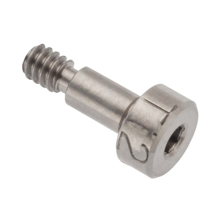 Ampg Shoulder Screw, 3A Thr Sz, 5/32 Thr Lg, 7/32 in Shoulder Lg, Titanium STR70518C03.5-1