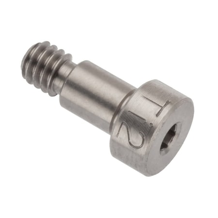 Ampg Shoulder Screw, 3A Thr Sz, 3/16 Thr Lg, 1/4 in Shoulder Lg, Titanium STR70531C04