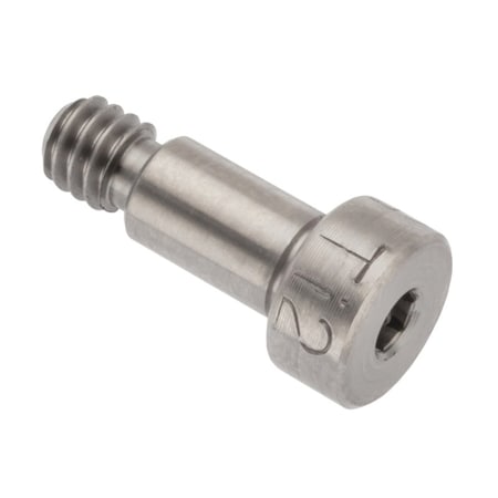 Ampg Shoulder Screw, 3A Thr Sz, 3/16 Thr Lg, 5/16 in Shoulder Lg, Titanium STR70531C05