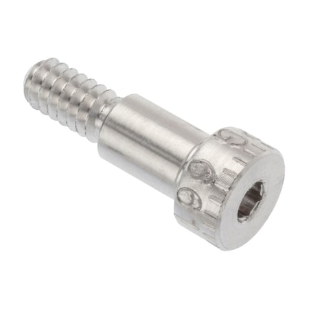 Ampg Shoulder Screw, 3A Thr Sz, 3/8 Thr Lg, 3/8 in Shoulder Lg, Aluminum STR72014C06