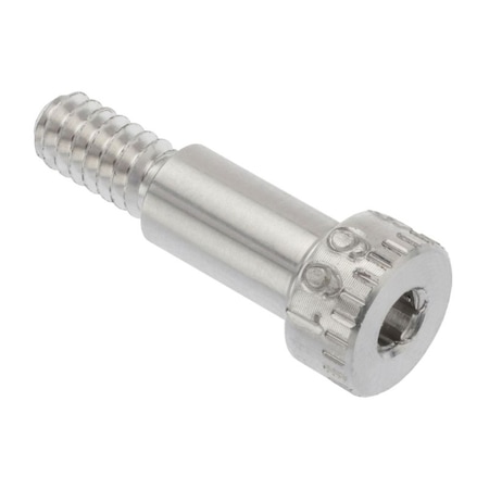 Ampg Shoulder Screw, 3A Thr Sz, 3/8 Thr Lg, 15/32 in Shoulder Lg, Aluminum STR72014C07.5-1