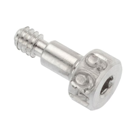 Ampg Shoulder Screw, 3A Thr Sz, 5/32 Thr Lg, 3/16 in Shoulder Lg, Aluminum STR72018C03