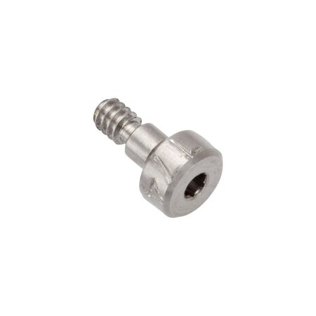 Ampg Shoulder Screw, 3A Thr Sz, 5/32 Thr Lg, 1/8 in Shoulder Lg, Stainless Steel STR74418C02