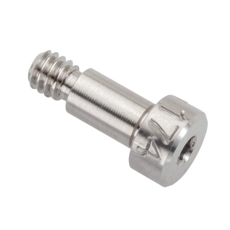 Ampg Shoulder Screw, 3A Thr Sz, 3/16 Thr Lg, 5/16 in Shoulder Lg, Stainless Steel STR74431C05