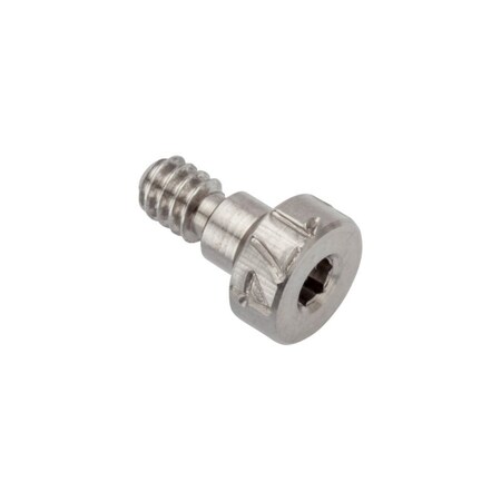 Ampg Shoulder Screw, 3A Thr Sz, 3/16 Thr Lg, 1/8 in Shoulder Lg, Stainless Steel STR74453C02