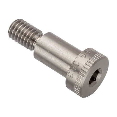 Ampg Shoulder Screw, 3A Thr Sz, 5/8 Thr Lg, 3/4 in Shoulder Lg, 18-8 Stainless Steel STR78812C12