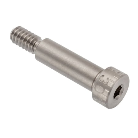 Ampg Shoulder Screw, 3A Thr Sz, 3/8 Thr Lg, 3/4 in Shoulder Lg, 18-8 Stainless Steel STR78814C12