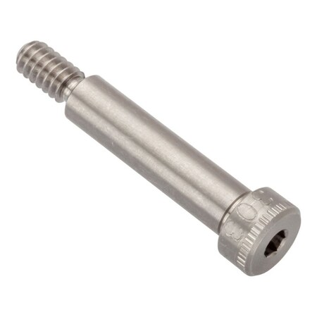 Ampg Shoulder Screw, 3A Thr Sz, 3/8 Thr Lg, 1 in Shoulder Lg, 18-8 Stainless Steel STR78814C16