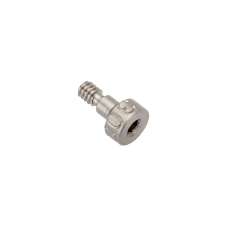 Ampg Shoulder Screw, 3A Thr Sz, 5/32 Thr Lg, 1/8 in Shoulder Lg, 18-8 Stainless Steel STR78818C02