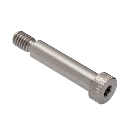 Ampg Shoulder Screw, 3A Thr Sz, 1/2 Thr Lg, 1-1/2 in Shoulder Lg, 18-8 Stainless Steel STR78838C24