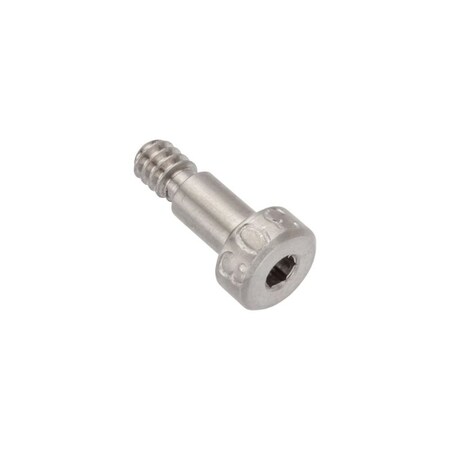 Ampg Shoulder Screw, 3A Thr Sz, 3/16 Thr Lg, 1/4 in Shoulder Lg, 18-8 Stainless Steel STR78853C04