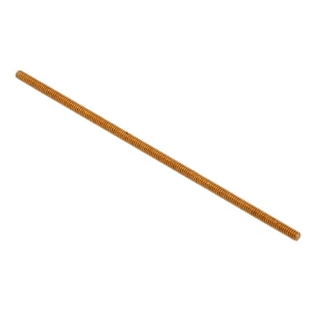 Ampg Fully Threaded Threaded Stud, 0-80, 2, Unfinished Finish STUD080X32-BRASS