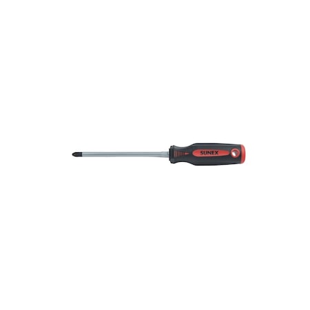 Sunex Screwdriver No. 3 x 6", Bolster 11P3X6H