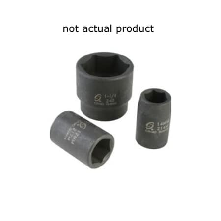 Sunex Extra Deep Socket, 1/2", 12mm, 12pt 212MZXD