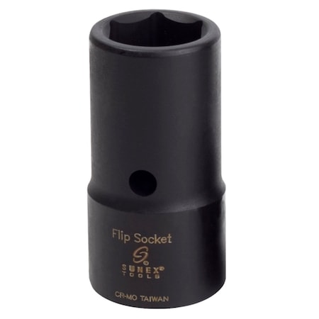 Sunex Impact Flip Socket, 1/2"Dr, 21mm x 22mm 2713