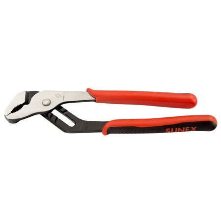 Sunex TongueGroove Joint Pliers, Curved Jaw, 10In SUN360902V