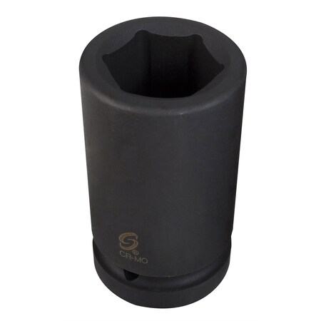 Sunex 1" Drive, 1-1/16" Size, SAE Socket, 6 Points, Deep, 1"Dr, 1-1/16 534D