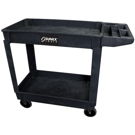 Sunex Compact Heavy Duty Utility Cart, Black, 80 SUN8034