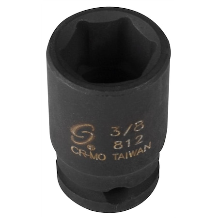 Sunex Standard Impact Socket 3/8", 1/4" Drive 6 SUN812